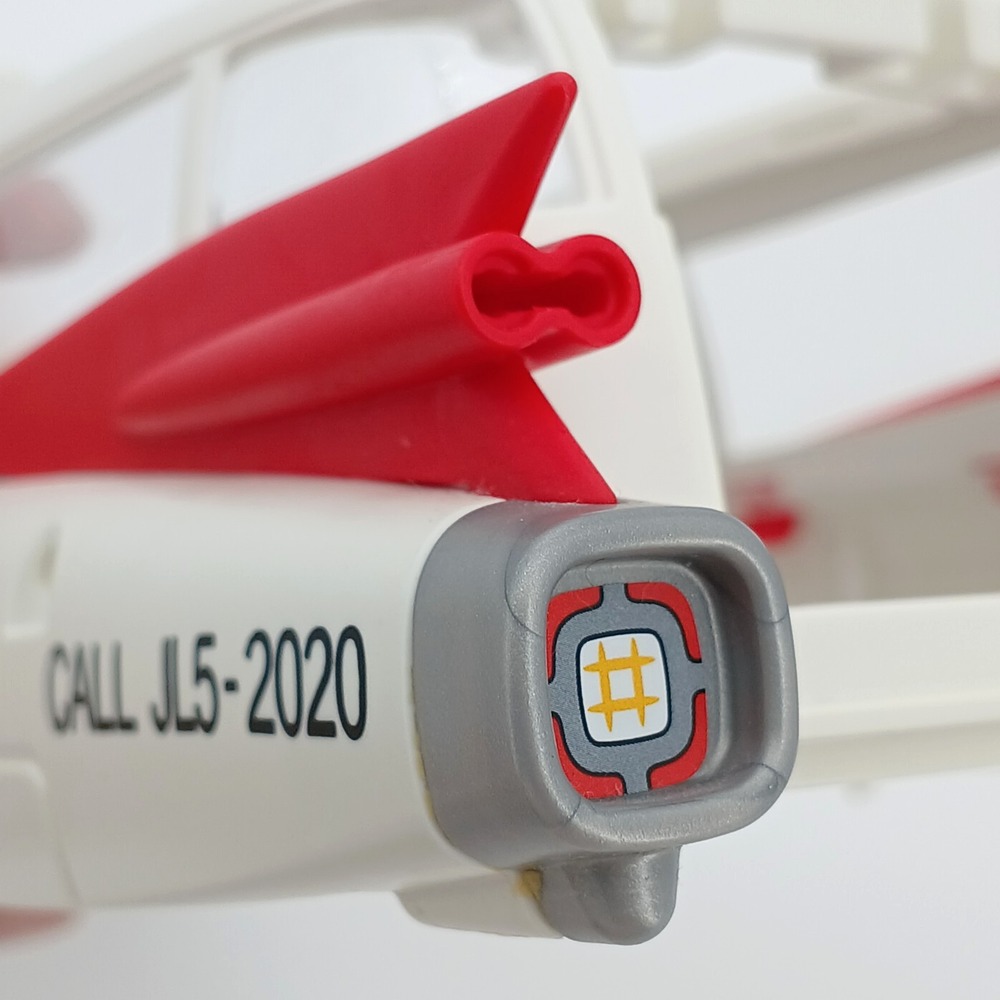 2017 Playmobil Ghostbusters Ecto-1 Car Replacement Part: 2 Grey Exhaust Caps